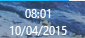 This image shows the time (GMT) that we logged onto the event